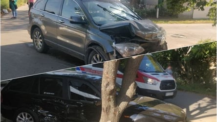В Одессе столкнулись BMW и Honda: один из автомобилей отлетел в пешехода. Фото - 285x160