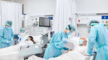 Заповнена інфекційна лікарня у Харкові: в ОДА спростували інформацію - 285x160