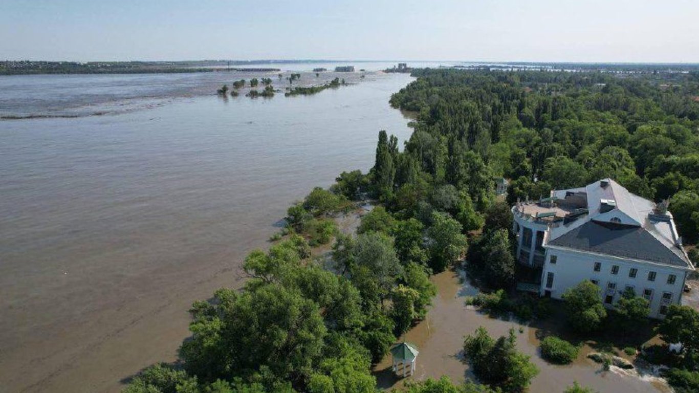 Природный парк "Нижнеднепровский" в Херсонской области оказался под водой из-за подрыва ГЭС