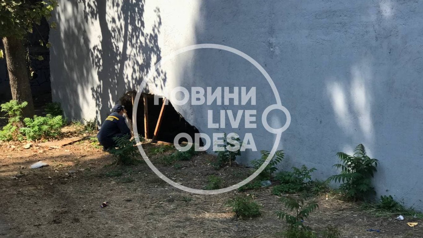 Пожар в Одессе - горели Потемкинская лестница
