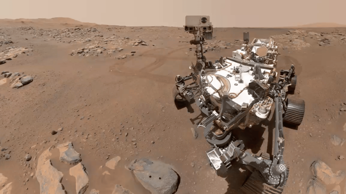 Perseverance NASA сделал селфи на Марсе
