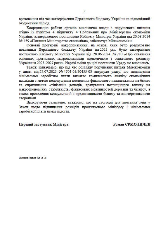 мінімальна зарплата 2025