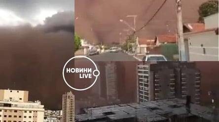 Бразилію накрила потужна "апокаліптична" пилова буря. Лякаючі фото та відео - 285x160