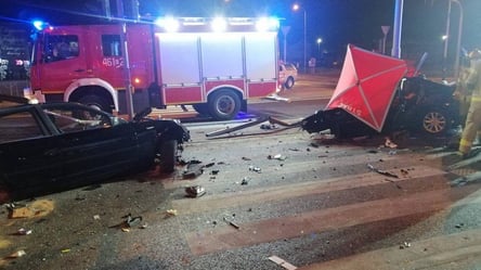 В Польше в ДТП погибли трое молодых украинцев: машину полностью разорвало. Фото трагедии - 285x160