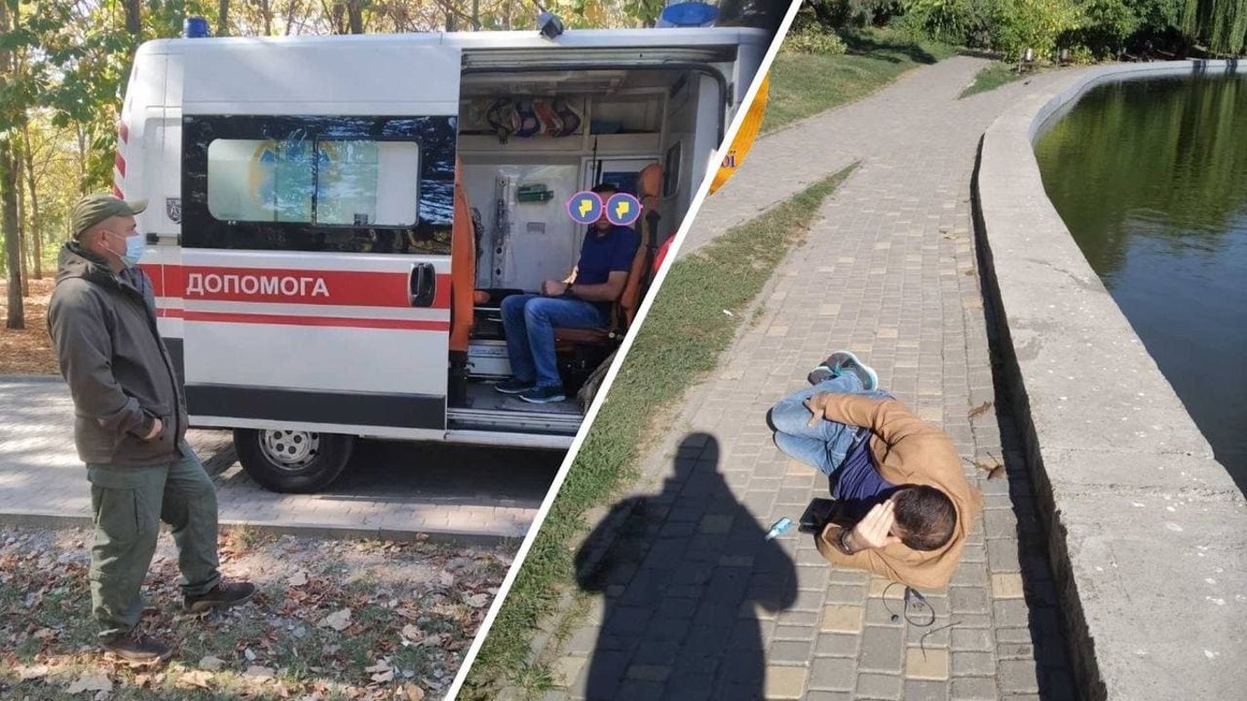 В Одессе мужчина потерял сознание в парке