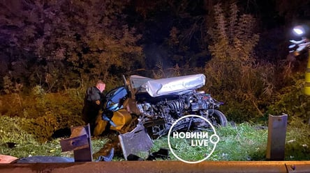 Водитель погиб, пассажиров зажало в салоне: под Киевом произошло жуткое ДТП. Фото, видео - 285x160