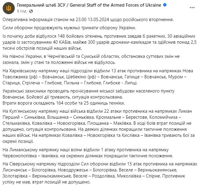 Ситуація на фронті