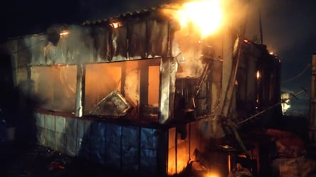 Сгорел до тла: на Харьковщине спасатели несколько часов тушили пожар в доме - 285x160