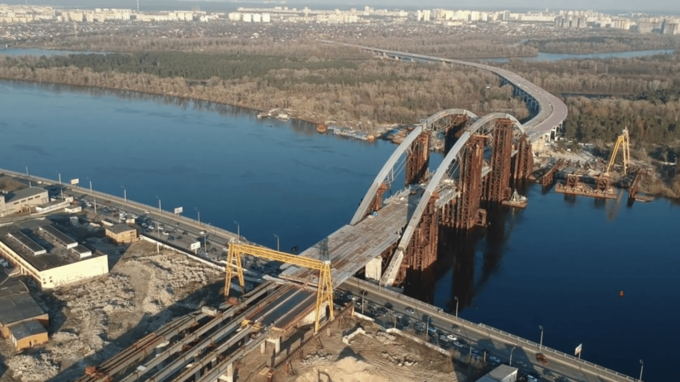 Мосты Киева - Подольско-Воскресенский мост не откроют в этом году