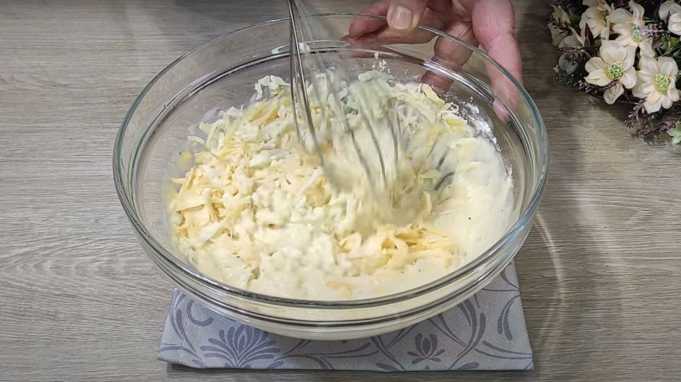 вкусный ленивый хачапури на завтрак