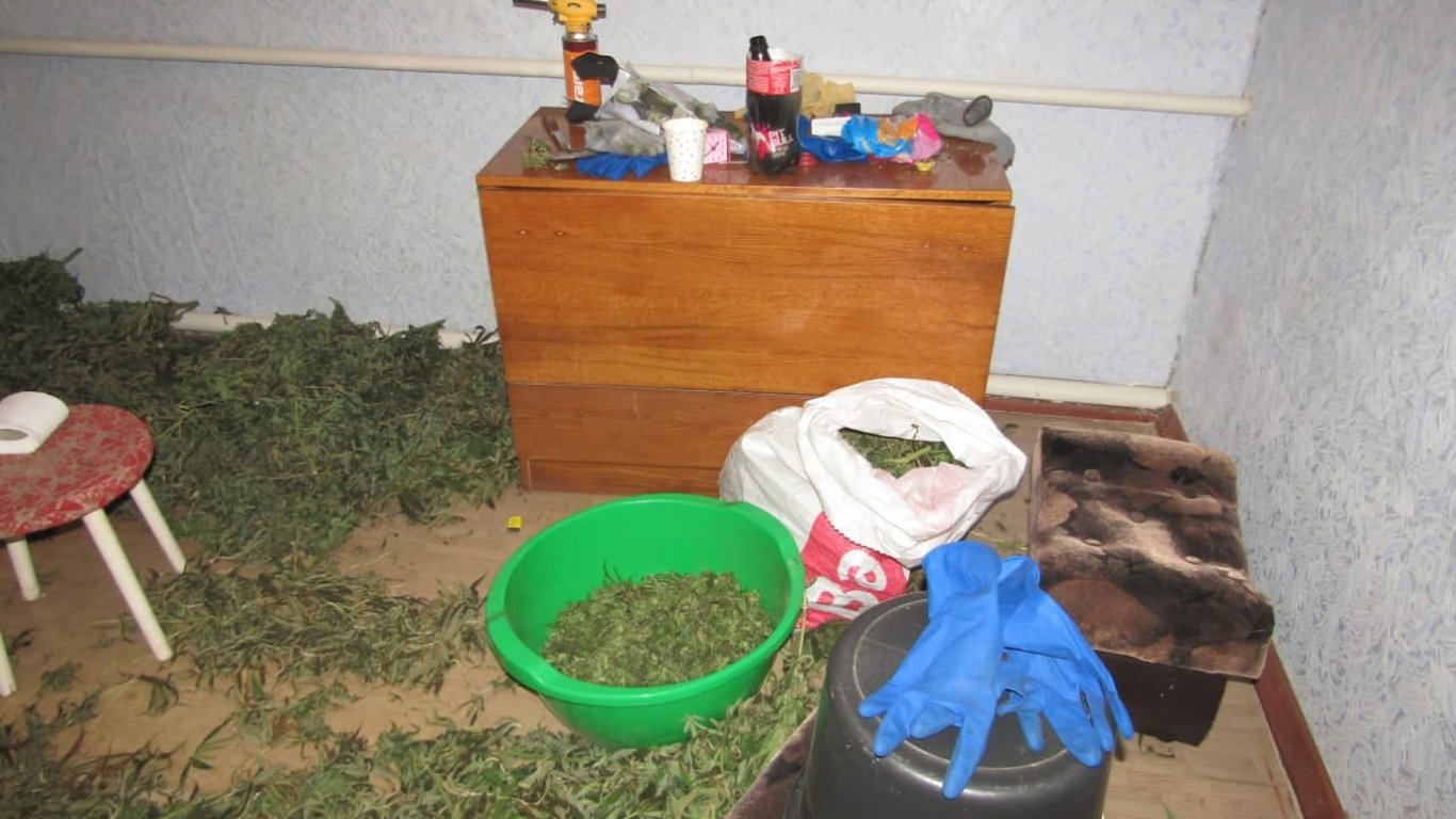 Партия наркотиков - на Киевщине у мужчины "отобрали" пять мешков конопли