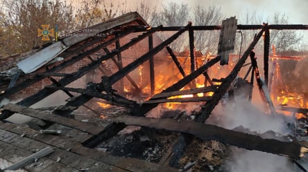 В Харькове спасатели почти восемь часов тушили пожар в заброшенном здании интерната - 285x160