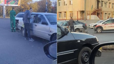 Не дотримався дистанції: біля центру Одеси легковик зіштовхнувся зі "швидкою". Фото - 285x160