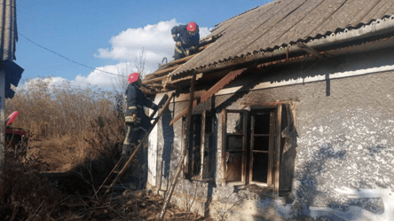 На Одещині сталася пожежа у будинку: вогонь гасили майже годину. Фото - 285x160