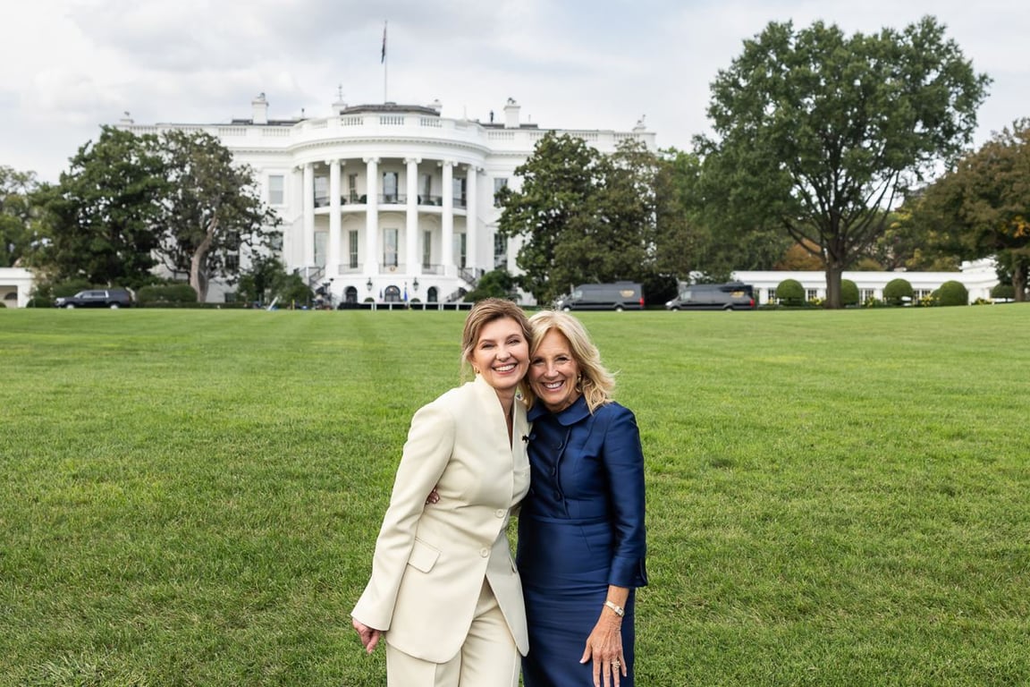 Олена Зеленська і Джилл Байден