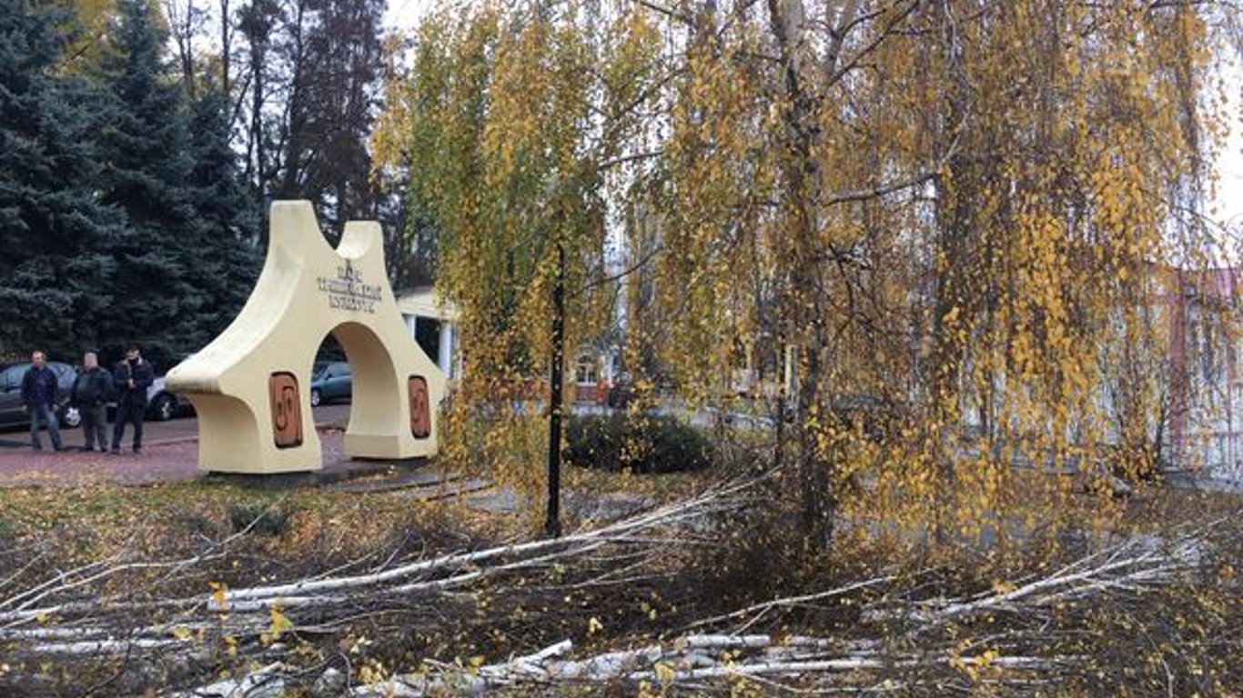 Парки Киева - Парк трипольской культуры уничтожают - видео
