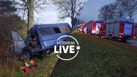 В Польше автобус с украинцами слетел с дороги: есть погибшие. Фото - 285x160