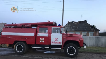 Через пічне опалення в Харківській області мало не згорів будинок - 285x160