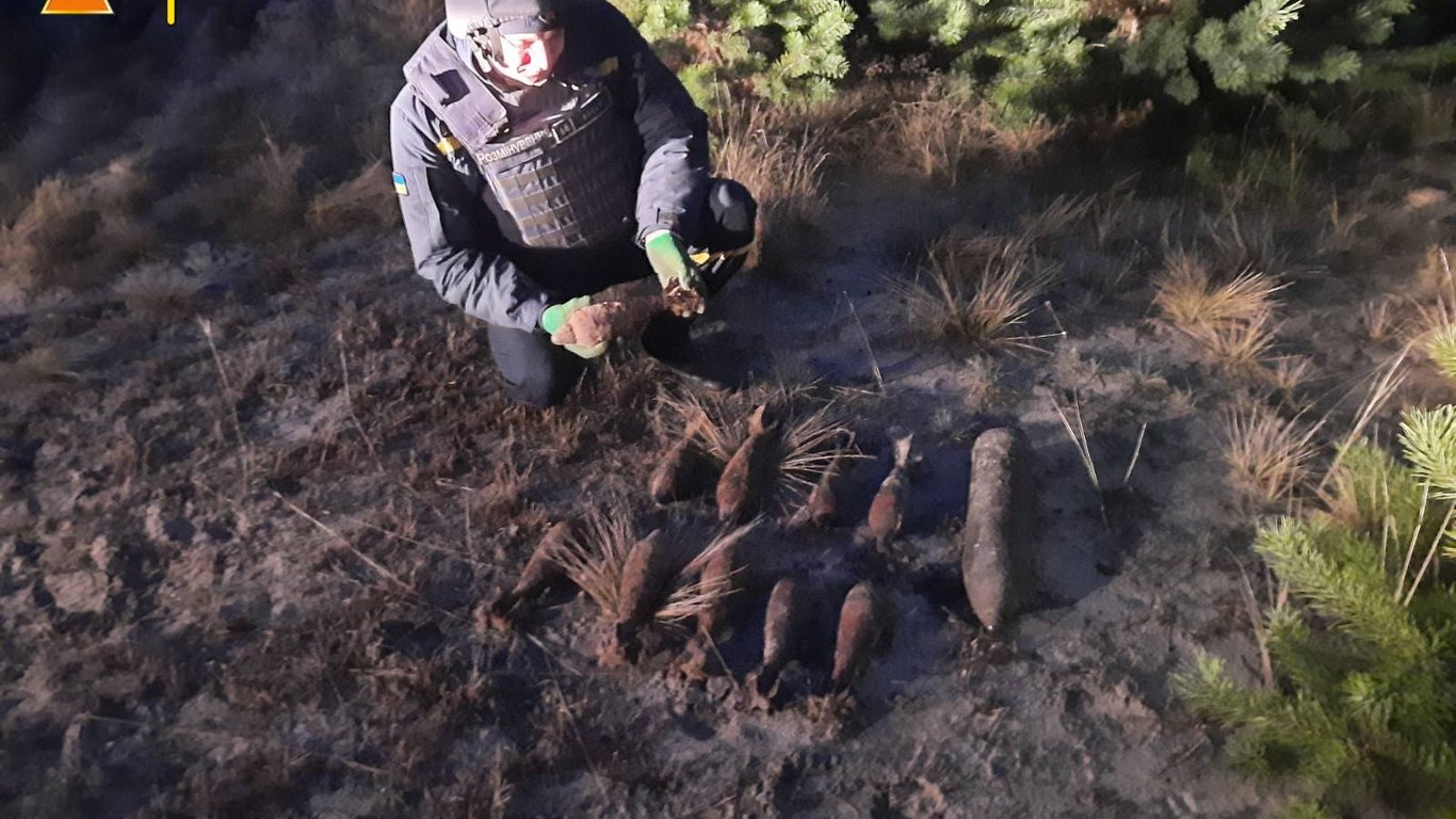 На Харьковщине пиротехники уничтожили 20 боеприпасов