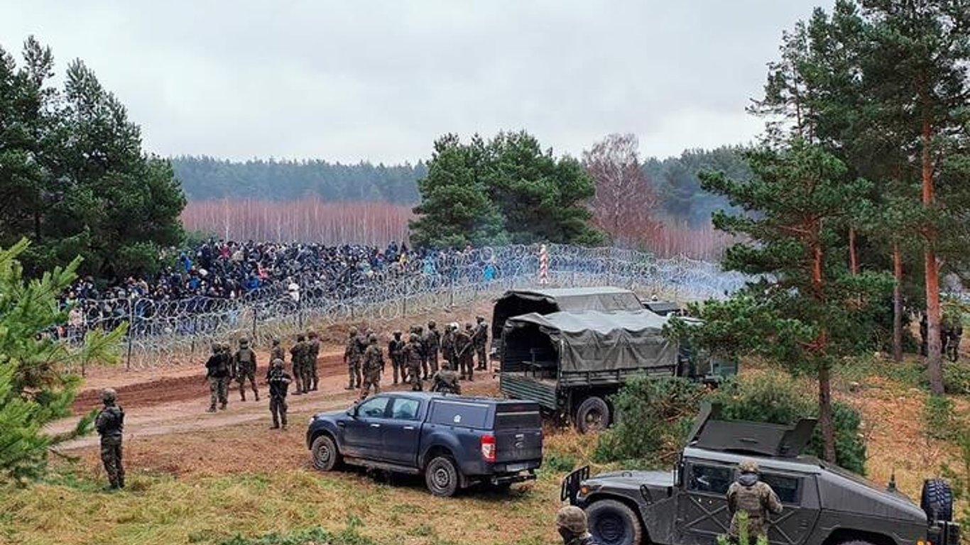 Что происходит на польско-белорусской границе