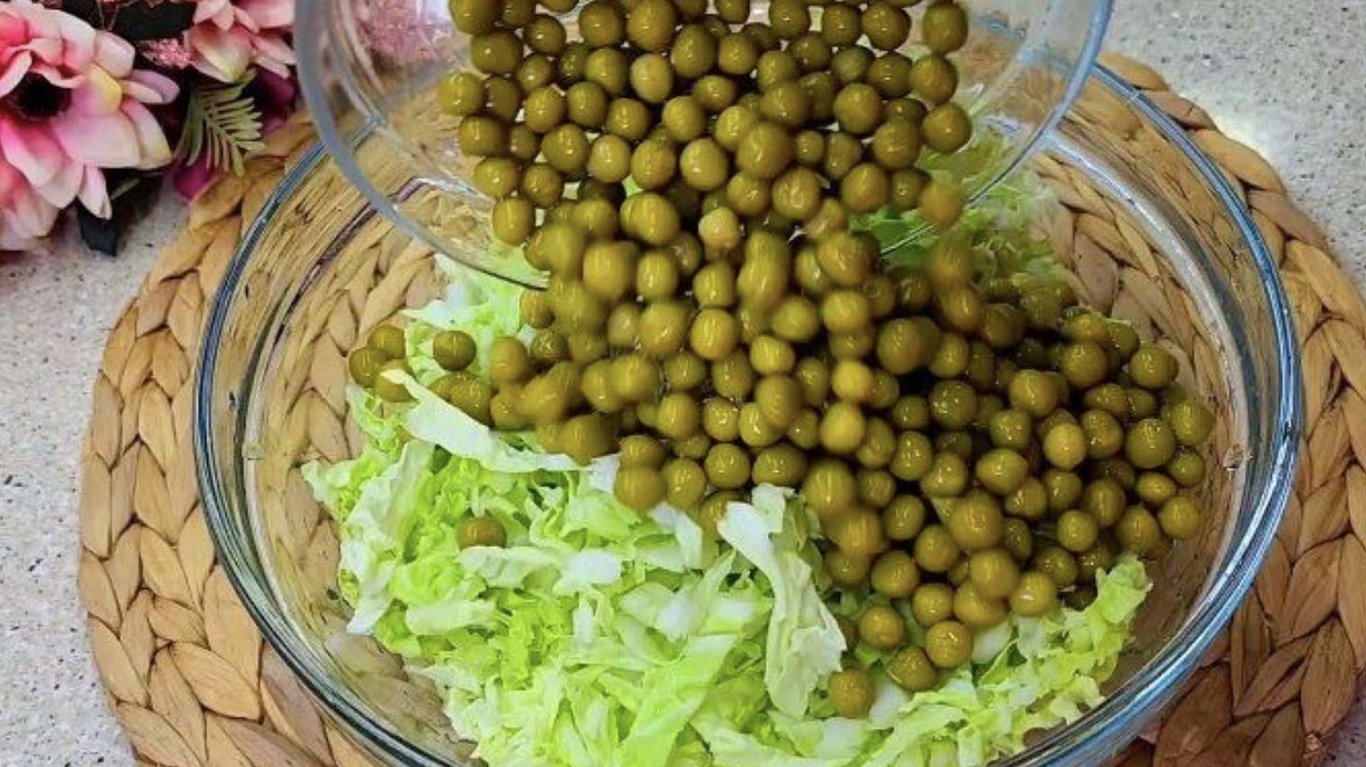 рецепт салата с пекинской капустой
