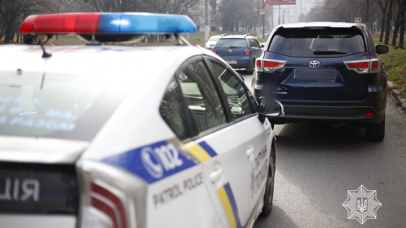 В Харькове задержан автомобиль за неуплату штрафов