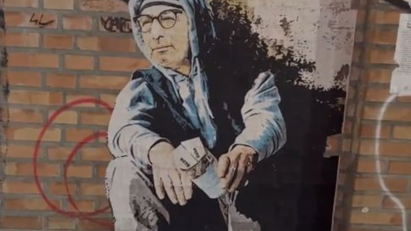 Дурнев показал граффити с Кернесом в Милане - видео