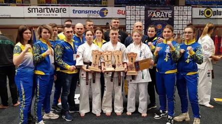 Золото соревнований: 7 львовских спортсменов победили на Чемпионате Европы по киокушинкай каратэ. Фото - 285x160