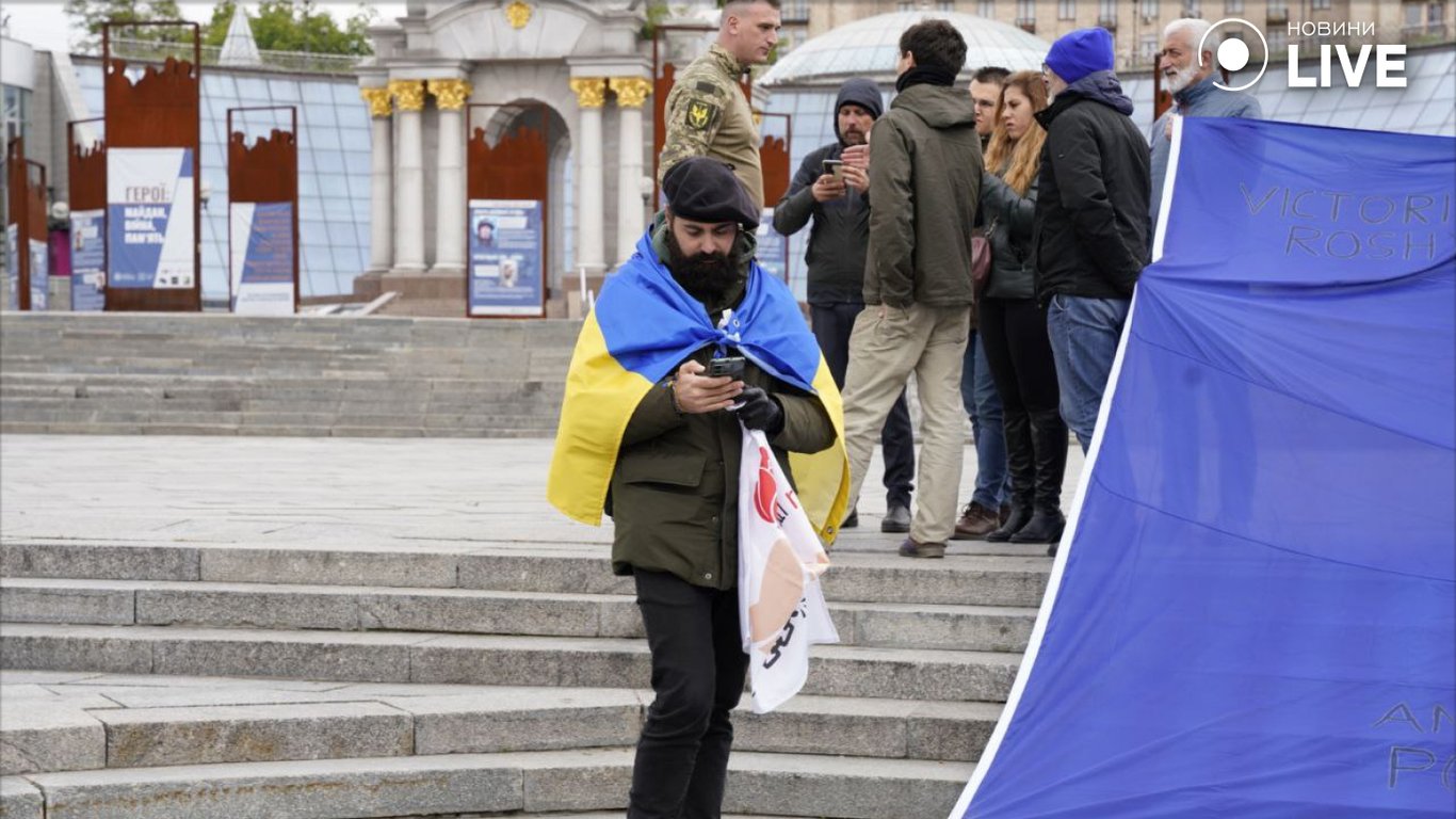 Італійці зібрались на Майдані в Києві 9 травня