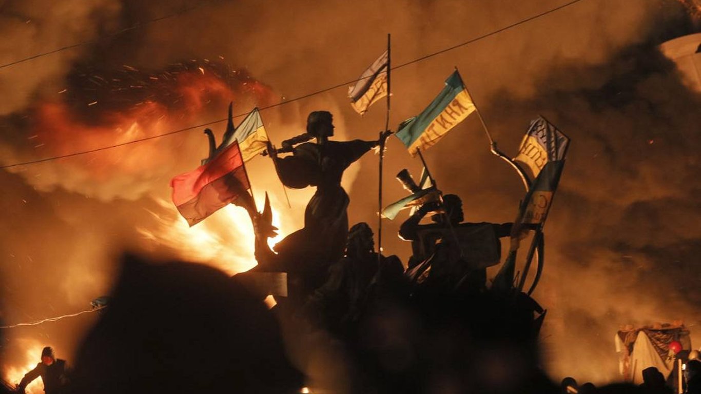 День Достоинства и свободы - марш в центре Киева