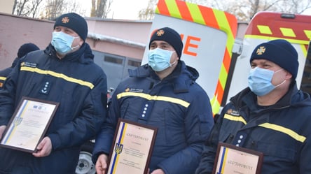 Рятувальники Одещини отримали чотири пожежні машини в рамках проєкту ЄС. Фото - 285x160