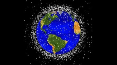 Хмару космічного мусору через збитий Росією супутник показали на відео - 285x160