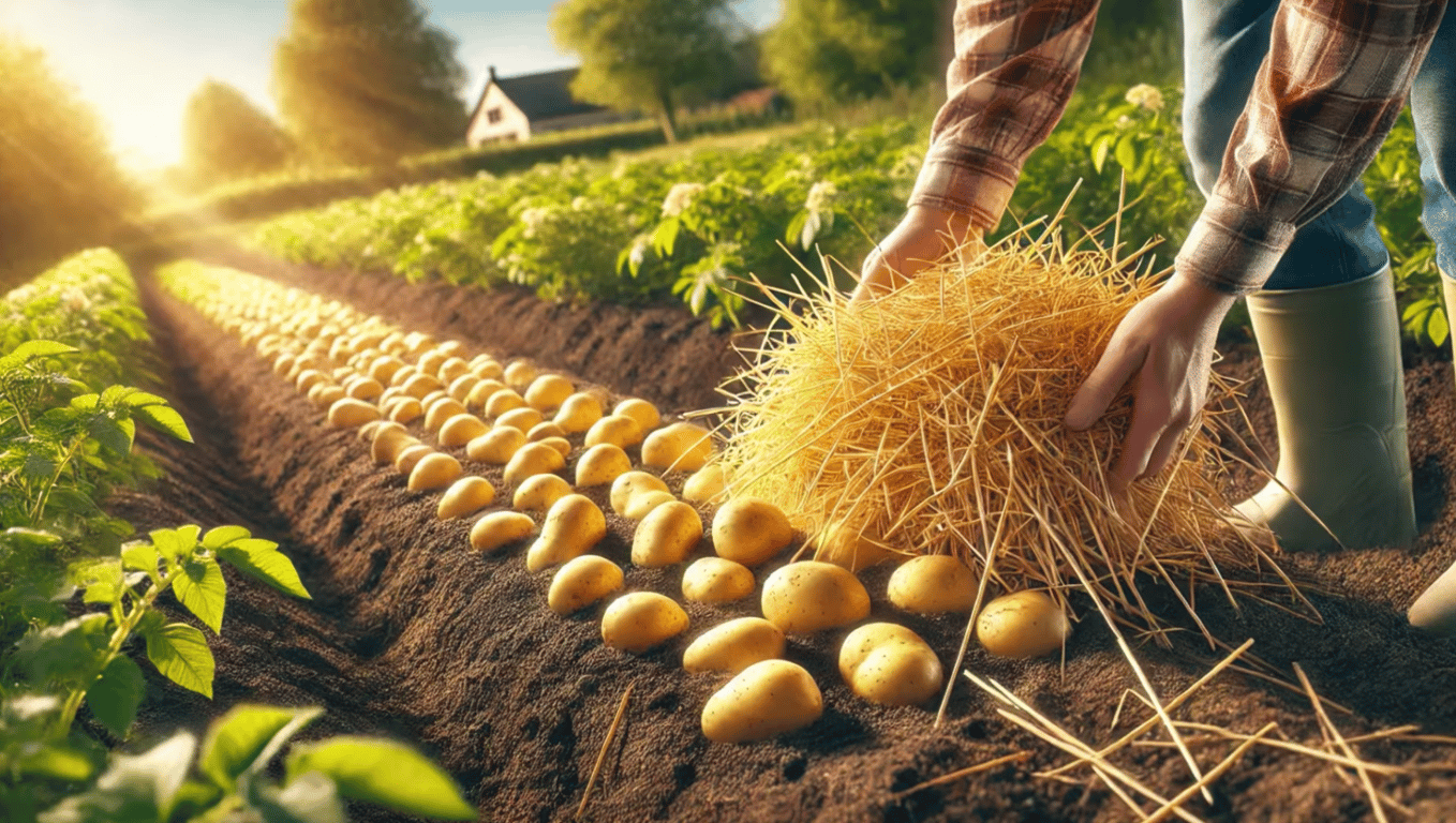 Метод посадки картоплі під солому — у чому секрет