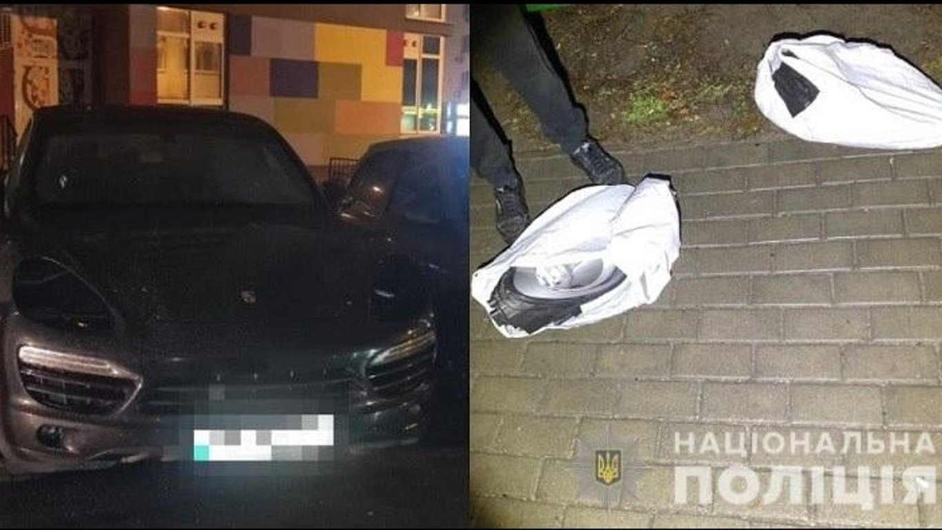 Кража Киев - полиция схватила серийных воров автомобильных фар