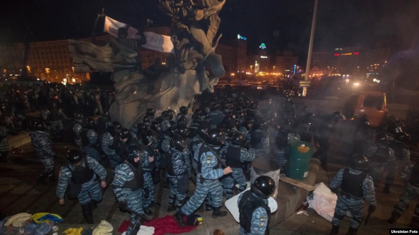 Революция достоинства: избиение студентов на Майдане