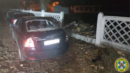 Вітер у Києві розбив машини і повиривав дерева. Фото - 285x160