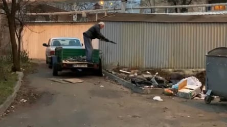 В Харькове оштрафовали дедушку, который решил выкинуть мусор в неподходящем месте - 285x160