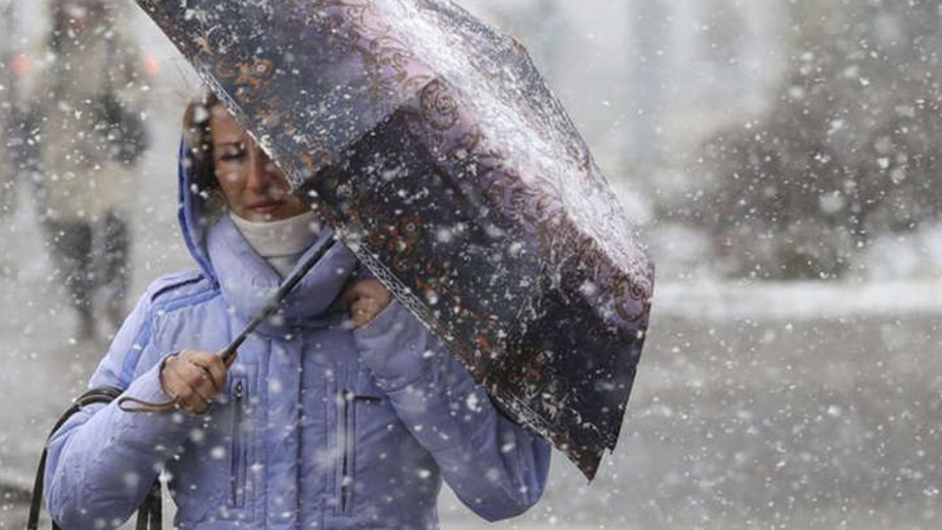 Погода в Киеве - в ближайшие часы столицу накроют ледяные дожди и снегопад