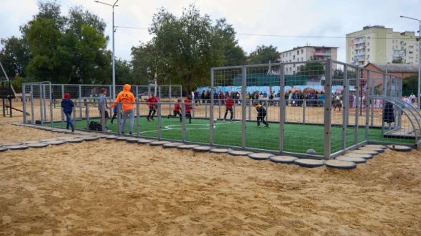 В районе Салтовки построят спортивную площадку