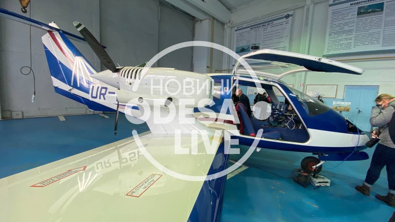В Одессе представили самолет службы аэротакси