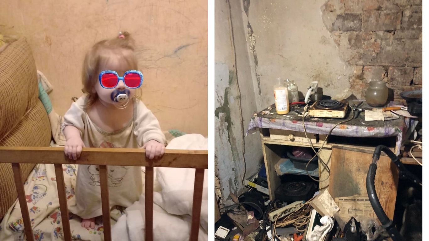 В Одесі двоє дітей жили в нелюдських умовах