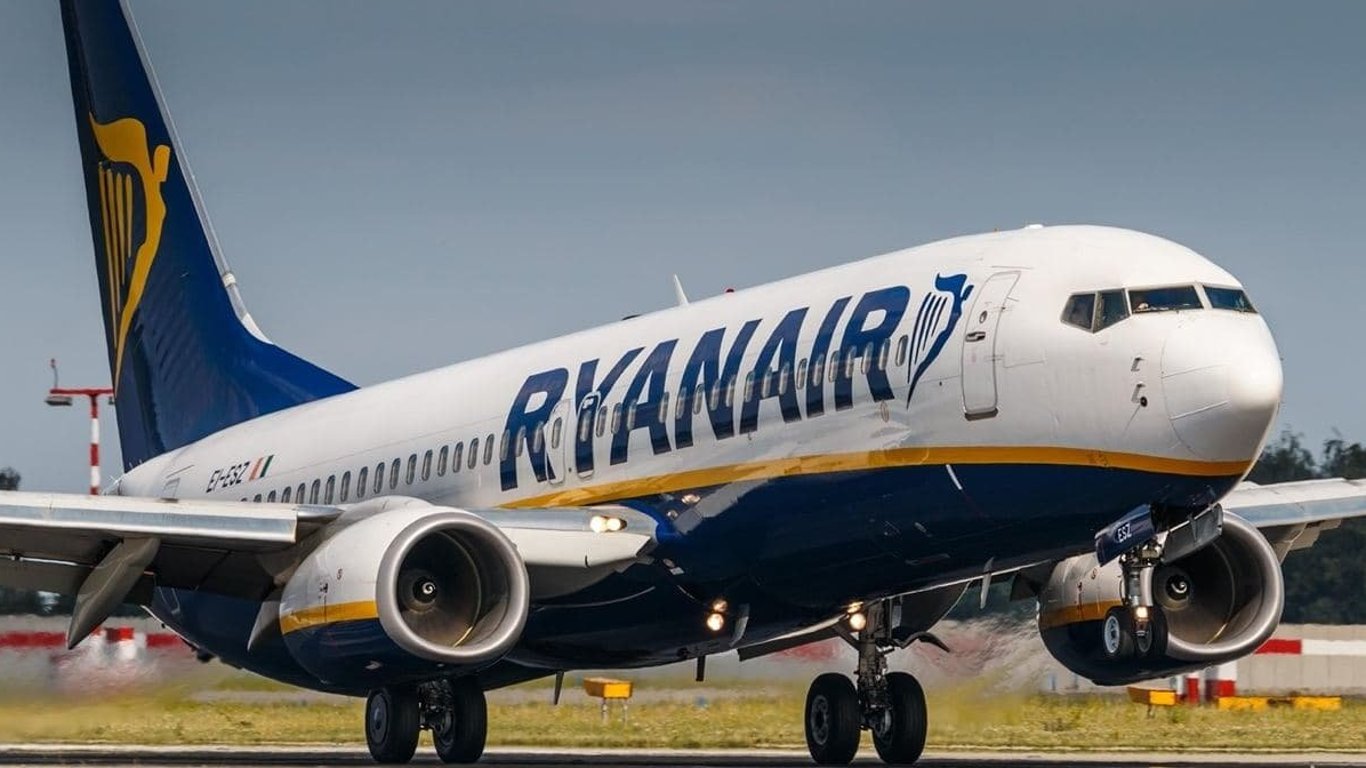 Ryanair скасував рейси з Харкова на три тижні