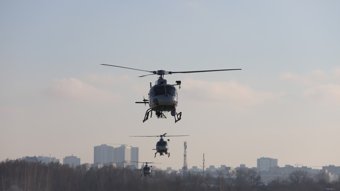 В Киев прибыли французские вертолеты для пограничников