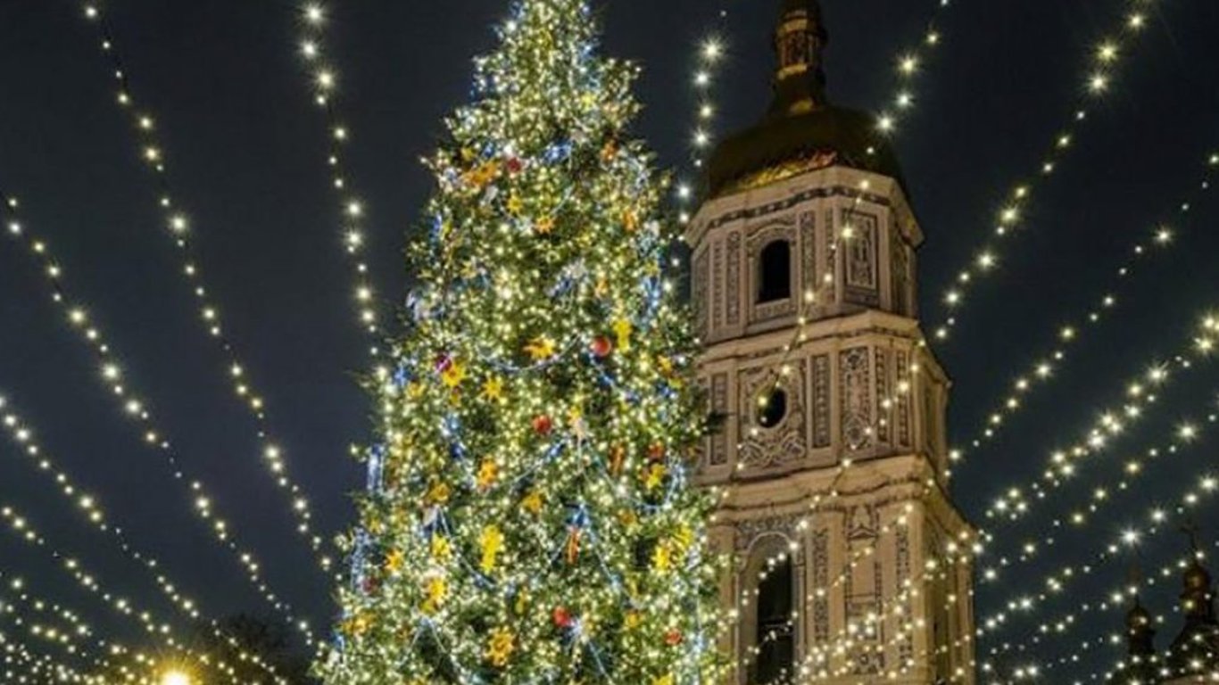 Новый год в Киеве - главная елка страны попала в Европейский ТОП