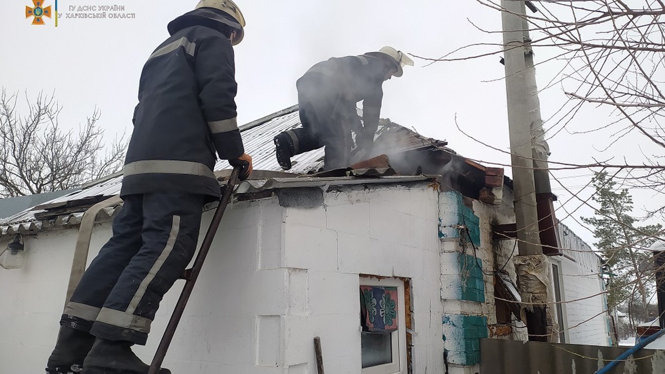 На Харьковщине загорелись два дома из-за проблем с дымоходами