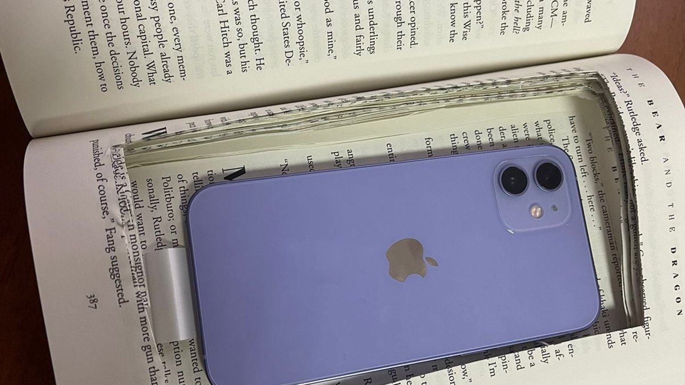 Львовские таможенники нашли два айфона, спрятанные в книгу - фото