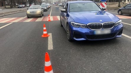 Водій BMW на швидкості зніс пенсіонера на переході в Білій Церкві. Фото - 285x160