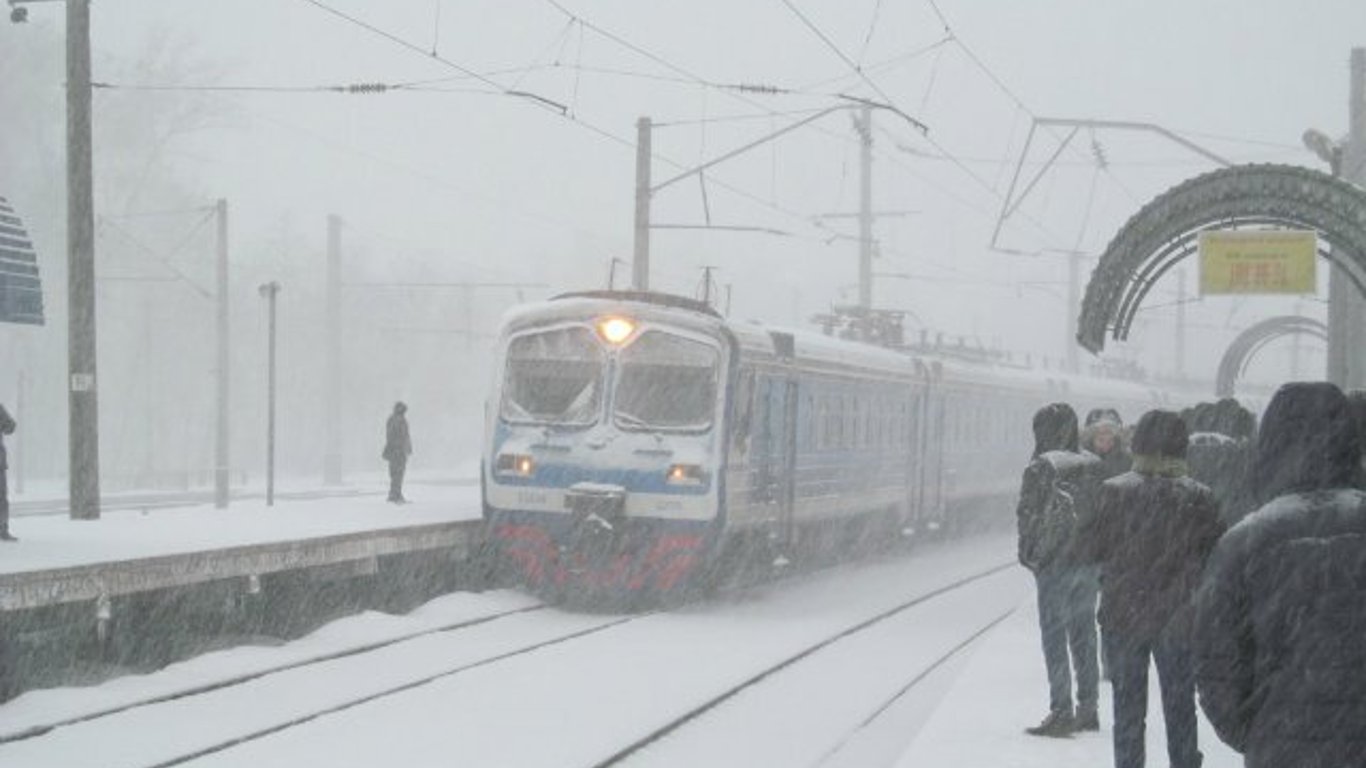 В Киеве снова отменили рейсы электричек