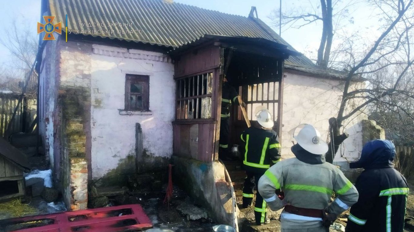 Сын и отец погибли во время пожара на Харьковщине