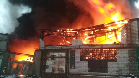 Под Киевом случился масштабный пожар на складе с автошинами: на месте ЧП десятки спасателей. Эксклюзив - 285x160